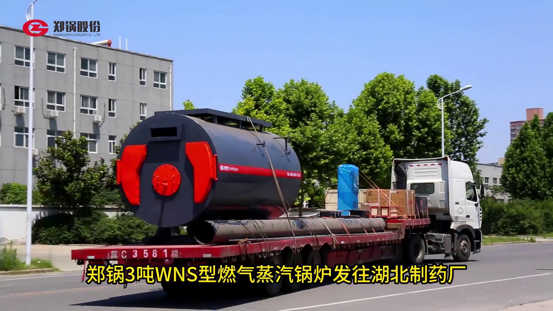 大宝娱乐3吨燃气锅炉发往湖北制药厂