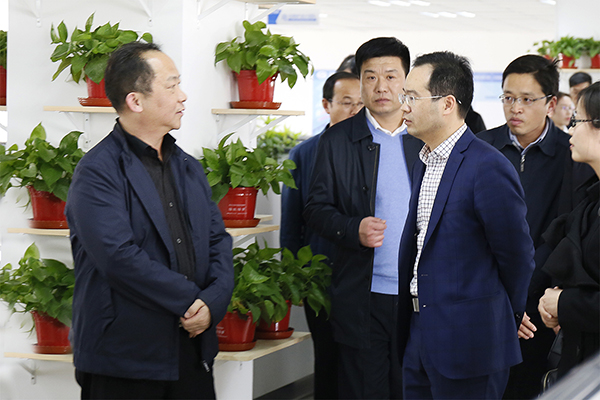 河北省工信厅厅长龚晓峰一行莅临大宝娱乐股份考察指导事情