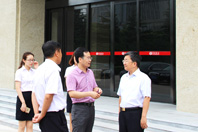 河南省商务厅副厅长张雷明莅临大宝娱乐调研 -1